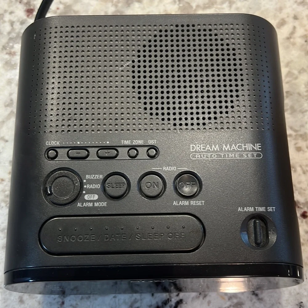 Sony Dream Machine clock radio